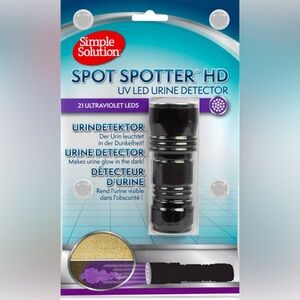 New Simple Solution UV Pet Urine Detector | Spot and Eliminate Dog and Cat Urine